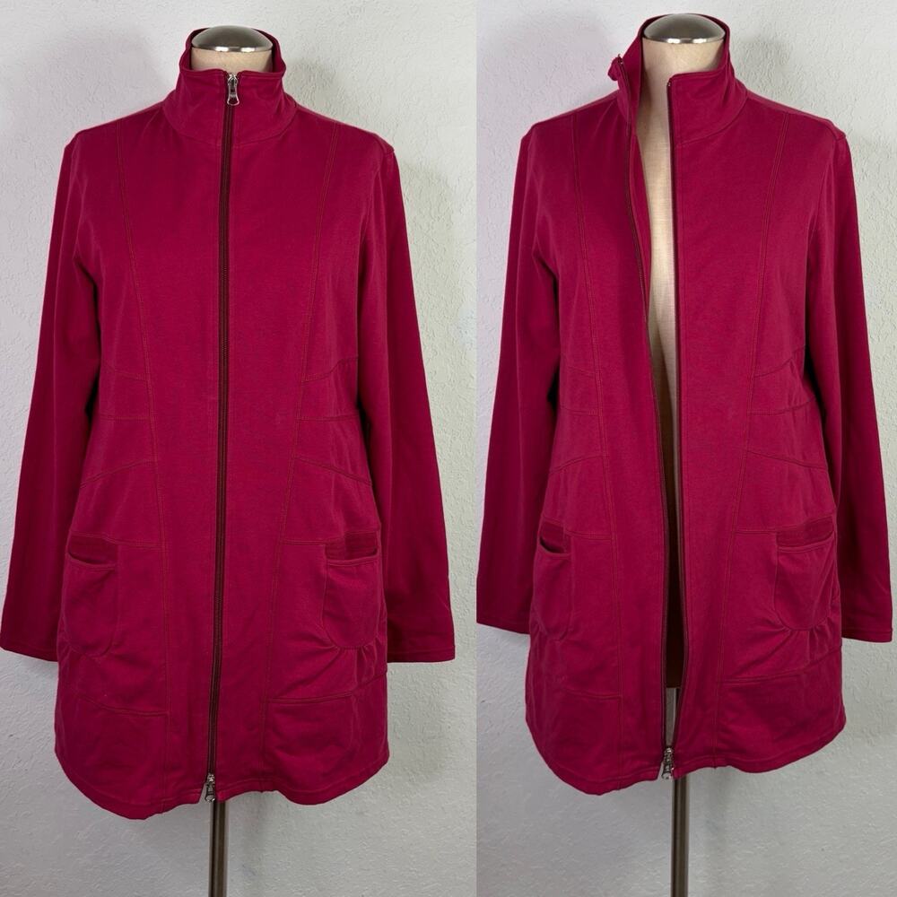 Neon Buddha Full-zip tunic Jacket Size L cotton blend stylish, boho-chic, travel
